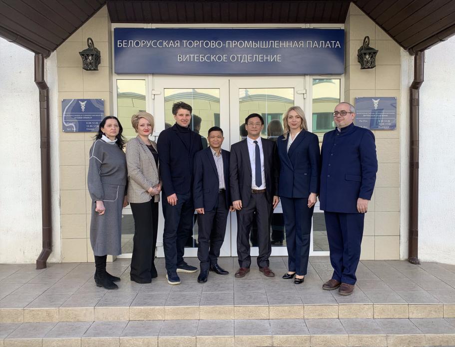 Reception of the delegation of the Trade Promotion office of the Embassy of Vietnam in Belarus at the Vitebsk branch of the BelCCI Reception of the delegation of the Trade Promotion office of the Embassy of Vietnam in Belarus at the Vitebsk branch of the BelCCI