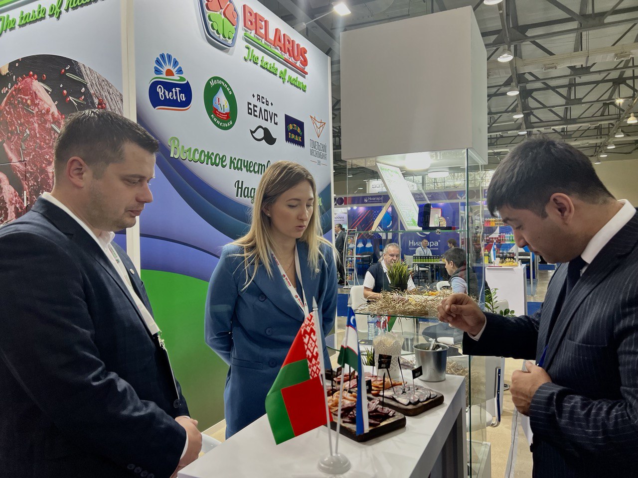 Экспазіцыя Belarus – the Taste of Nature на выстаўках UzProdExpo і UzAgroExpo ў Ташкенте Экспазіцыя Belarus – the Taste of Nature на выстаўках UzProdExpo і UzAgroExpo ў Ташкенте