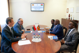 Chairman Mikhael Miatlikov meets Ambassador Extraordinary and Plenipotentiary of Uganda Moses Kawaaluuko Kizige