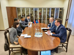 Meeting with Igor Garlit Bailen, Ambassador Extraordinary and Plenipotentiary of the Republic of the Philippines to the Republic of Belarus