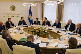 The BelCCI Chairman Vladimir Ulakhovich takes part in the republican scientific-practical conference "Conceptual approaches in the field of national security: transformation trends and parameters"