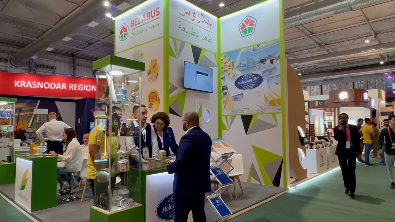 Экспозиция Belarus. The Taste of Nature на выставке Saudi Food Show в Эр-Рияде Экспозиция Belarus. The Taste of Nature на выставке Saudi Food Show в Эр-Рияде