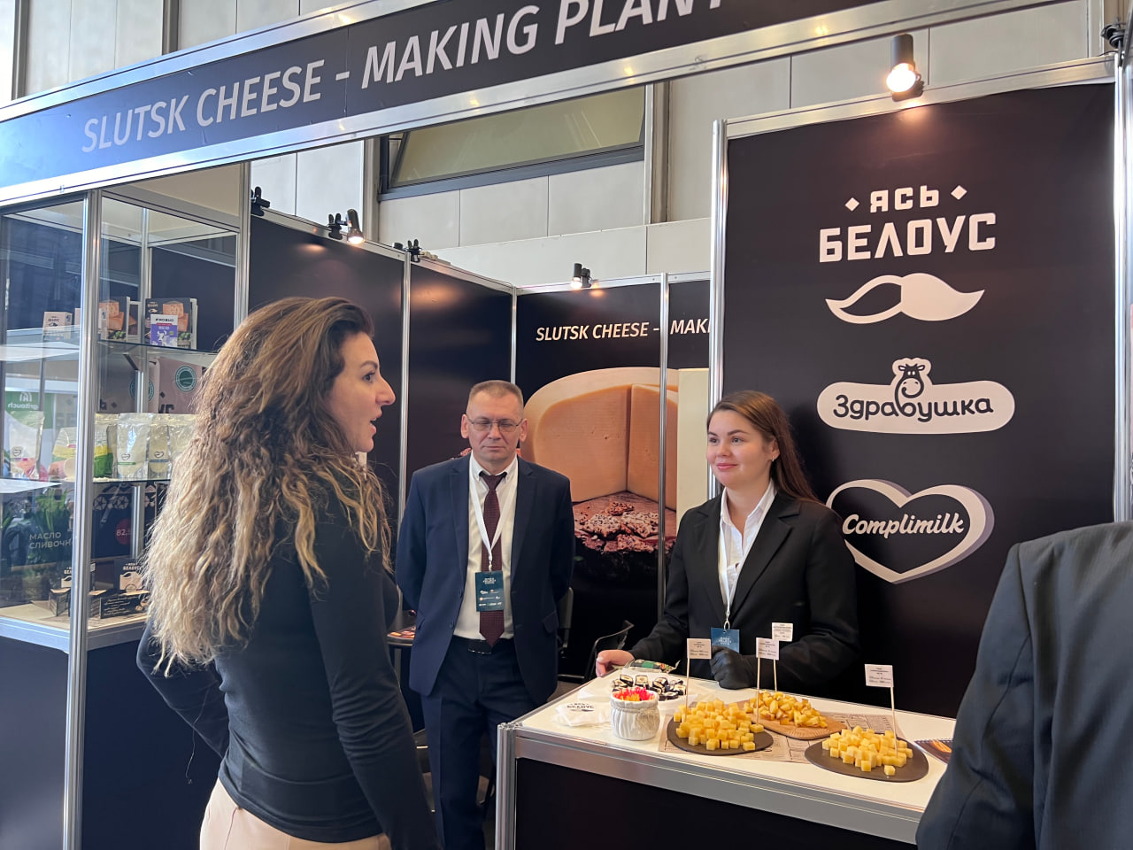 Экспазіцыя беларускіх вытворцаў на выставе Agro Food Drink Tech EXPO у Тбілісі
