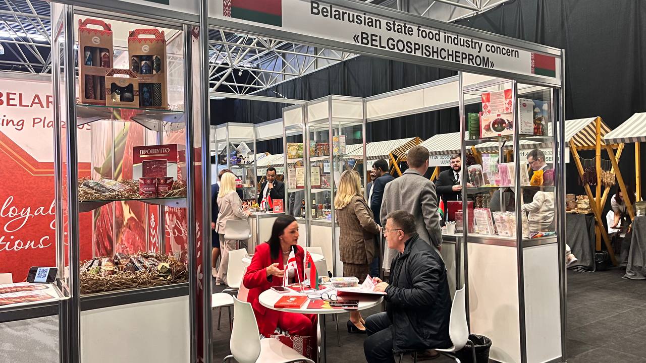 Экспозиция Made in Belarus на выставке AGRO FOOD DRINK TECH EXPO 2024 в Грузии Экспозиция Made in Belarus на выставке AGRO FOOD DRINK TECH EXPO 2024 в Грузии